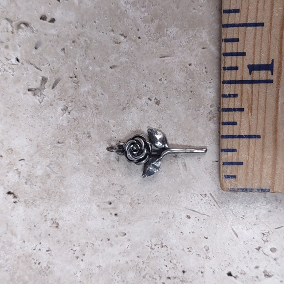 James Avery Sterling Silver Rose Pendant - Picture 4 of 6